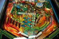 Image # 60151: Zira Illuminated Lower Playfield 
(Serial number 458.)