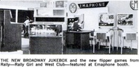 Image # 64057: West Club Exhibitor Booth 
(The Paris Coin Machine Fair, May 13-28, 1967.The Billboard, Jun-24-1967, page 67)