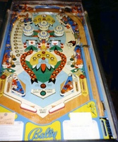 Image # 336: Bow and Arrow Playfield 
(The left spinning target has an incorrect design for this game.)