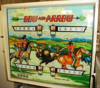 Image # 19626: Bow and Arrow Backglass