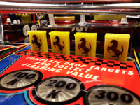 Image # 78689: F1 Grand Prix Drop Targets 
(Playfield serial number 9796.)