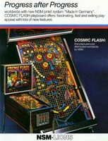 Image # 3536: Cosmic Flash Export Flyer - Back 
(NSM-Lions was the name used for worldwide advertising.)