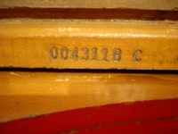 Image # 40013: Bowling Champ Serial Number 
(Serial number 004311BC.)