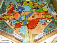 Image # 35242: Bullfight Lower Playfield 
(Serial number BF-1661.)
