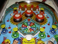 Image # 35241: Bullfight Upper Playfield 
(Serial number BF-1661.)