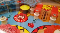 Image # 71991: Bullfight Playfield - Detail 
(Serial number BF-1698.)
