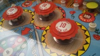 Image # 71992: Bullfight Playfield - Detail 
(Serial number BF-1698.)
