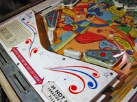 Image # 71994: Bullfight Lower Playfield 
(Serial number BF-1698.)