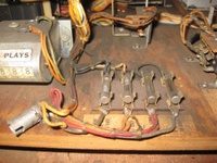 Image # 72011: Bullfight Inside Cabinet - Fuses 
(Serial number BF-1698.)