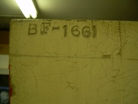 Image # 35247: Bullfight Serial Number 
(Serial number BF-1661.)