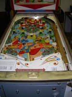 Image # 35239: Bullfight Playfield 
(Serial number BF-1661.)