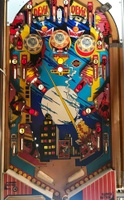 Image # 71311: Devil Playfield 
(External illumination was placed below the playfield.)