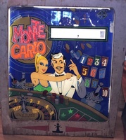 Image # 71335: Monte Carlo Illuminated Backglass 
(External illumination was placed behind the backglass.)