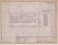 Image # 79025: Miss Cue T Instruction and Score Card - Drawing SK81-6