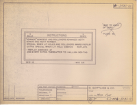 Image # 79029: Miss Cue T Instruction and Score Card - Drawing SK81-10