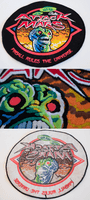Image # 81096: Attack from Mars Promotional Patch 
(Per Brian Eddy, while the promotional jackets all were embroidered with this design and not a patch, a number of patches were also made and given to design team members (and, reportedly, to a few lucky AFM enthusiasts).Patch is 11-5/16 inches in diameter.)