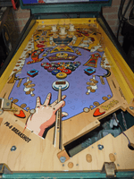 Image # 75016: Breakshot Stripped Playfield 
(Serial number 100877.)