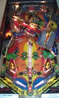 Image # 53902: Black Knight Limited Edition Playfield 
(Serial number 497514.)