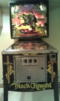 Image # 53908: Black Knight Limited Edition Cabinet - Front View 
(Serial number 497514.)