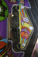 Image # 55496: Las Vegas Slingshot 
(A metal ball in play rolling across the metal plate and hitting the metal spring activates the kicker. Serial number 016855157.)