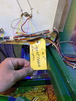 Image # 77833: Cue Backbox Insert - Sample Tag 
(Colorful overhead lighting caused the shadows of the wires.)