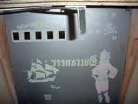 Image # 56791: Buccaneer Sample - Backglass - Reverse 
(Serial number 01080 S.)