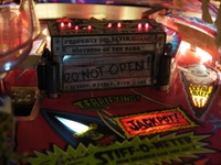 Image # 62848: Scared Stiff Playfield - Detail 
(Serial number 52048101521.)