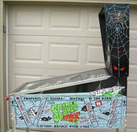 Image # 11249: Scared Stiff Cabinet - Right 
(The ball shooter handle is not original to this game.)