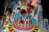 Image # 70946: Bugs Bunny's Birthday Ball Prototype Game - Middle Playfield 
(Serial number X600006.)