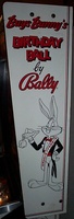 Image # 70950: Bugs Bunny's Birthday Ball Prototype Game - Backbox - Right 
(Serial number X600006.)