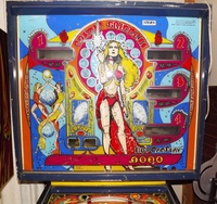 Image # 67037: Cosmic Princess Backglass - Has Licensing Information 
(Serial number 10433.)