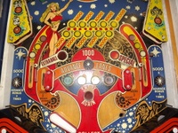 Image # 67042: Cosmic Princess Lower Playfield 
(The right flipper is missing. Serial number 10433.)