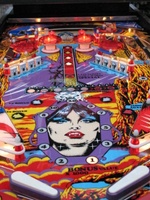 Image # 48315: Lady Death Playfield 
(The owner stated the playfield, plastics, and backglass (not shown in this listing) were obtained directly from Geiger.)