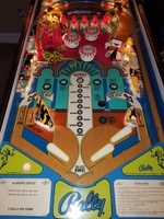 Image # 72242: Aladdin's Castle Illuminated Playfield 
(Backbox serial number is 2317. Lower cabinet serial number is 4650 or 4850.)
