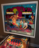 Image # 72241: Aladdin's Castle Illuminated Backglass 
(Backbox serial number is 2317. Lower cabinet serial number is 4650 or 4850.)