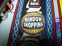 Image # 29713: Junk Yard Prototype Playfield Insert Detail 
(Note the Modified Insert Label)