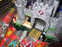 Image # 14519: Medieval Madness Prototype Playfield Castle 
(From prototype playfield #13)