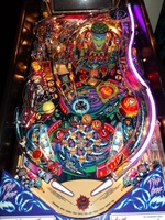 Image # 47632: Cirqus Voltaire Sample Game - Illuminated Playfield 
(Serial number 53362100065. Date of Manufacture Aug 12, 1997. )