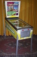 Image # 24318: Tic & Toc Cabinet - Full View 
(The cardholder is not original to this game.)