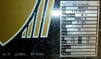 Image # 67488: Corsario Manufacturer Plate 
(Serial number 0595.)
