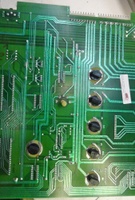 Image # 71805: Fireball Logic Board - Solder Side - Middle 
(From the Series I game with cabinet serial number 4906.)