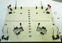 Image # 71809: Fireball Bottom Playfield Board 
(From the Series I game with cabinet serial number 4906.)