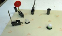 Image # 71810: Fireball Bottom Playfield Board - Detail 
(From the Series I game with cabinet serial number 4906.)