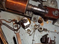 Image # 49895: Cabaret Sample Game - Detail 
(The extra holes near each flipper likely were drilled by an operator to allow longer 3-inch flippers to be installed.)