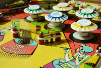 Image # 75882: Cabaret Sample Game - Middle Playfield 
(Cabinet serial number 9473.)