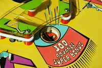Image # 75884: Cabaret Sample Game - Playfield - Detail 
(Cabinet serial number 9473.)