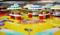 Image # 75885: Cabaret Sample Game - Playfield - Detail 
(Cabinet serial number 9473.)