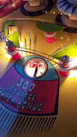 Image # 75886: Cabaret Sample Game - Illuminated Playfield - Detail 
(Cabinet serial number 9473.)