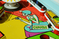Image # 75887: Cabaret Sample Game - Playfield - Detail 
(Cabinet serial number 9473.)