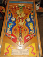 Image # 75397: Canasta Playfield 
(The wireform gate between the flippers is shown here inverted from its normal position.)